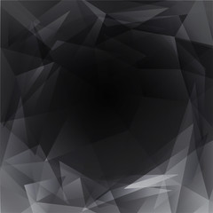 Obraz premium triangle dark grey