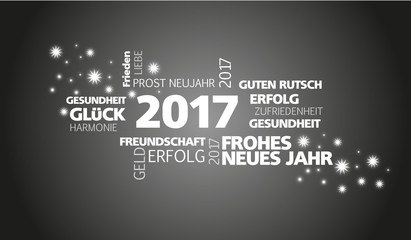 Silvester / Jahreswechsel / Wünsche / 2017