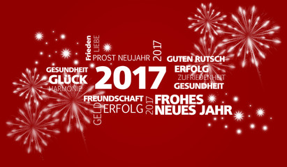 Silvester / Jahreswechsel / Wünsche / 2017