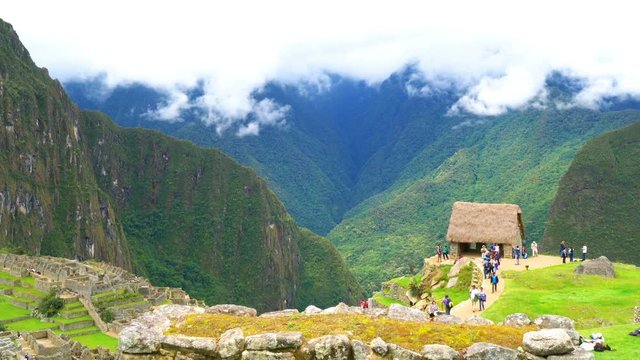 View of Machu Picchu and the mountain 4K Ultrahd
