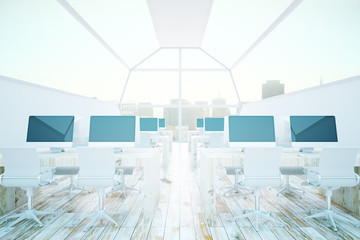 Modern coworking office