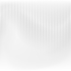 Vector dotted monochrome pattern. Modern geometric texture in grey color. Halftone effect