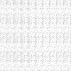 Vector seamless monochrome pattern. Retro texture in grey color. Stylish hand drawing texture, black and white background