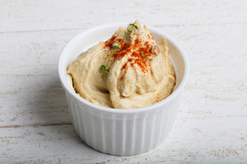 Arabic traditional cuisine - hummus