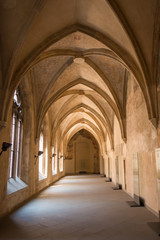 Fototapeta na wymiar Interior of the famous Emmaus Abbey in Prague