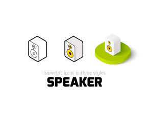 Speaker icon in different style