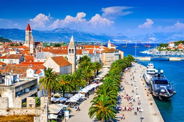 Photo sur Plexiglas Lieux européens Trogir, Split, région de la Dalmatie en Croatie