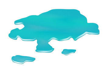 water puddle vector symbol icon design.