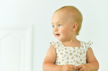 Fototapeta premium Portrait of Beautiful little girl