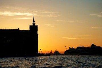 Fototapeta premium Atardecer en Venecia