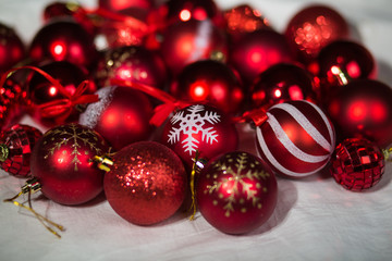 christmas, christmas lights, decorations on the Christmas tree