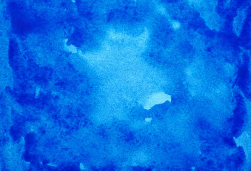 Abstract blue watercolor background