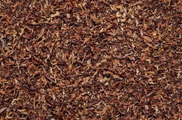 cured tobacco, cut into strips, background, texture, pattern