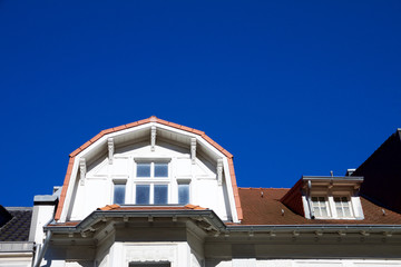 Historic Renaissance Revival architecture in the Frankenberger Quarter, Aachen, Germany with...