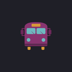 School Bus computer symbol