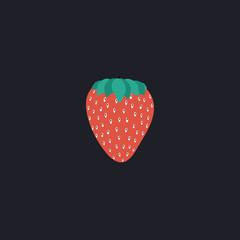 Strawberry computer symbol