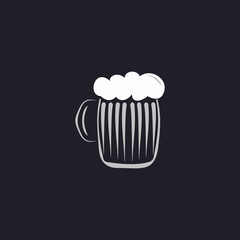 foamy beer computer symbol