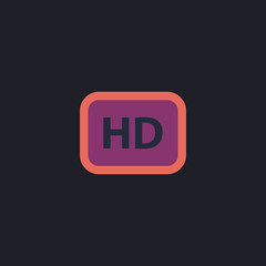HD computer symbol