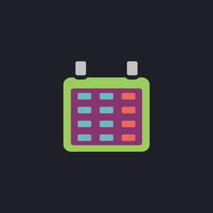 Calendar computer symbol