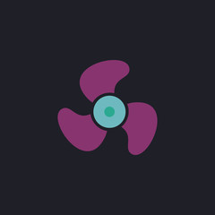 Propeller computer symbol