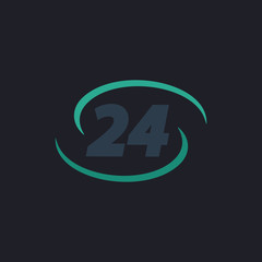 Open hours computer symbol