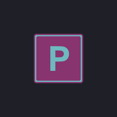 Parking computer symbol