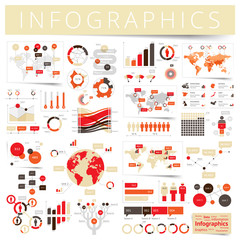 Set of infographics design elements