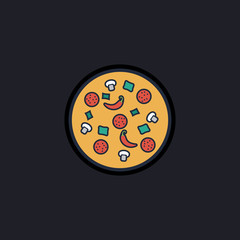 Pizza computer symbol