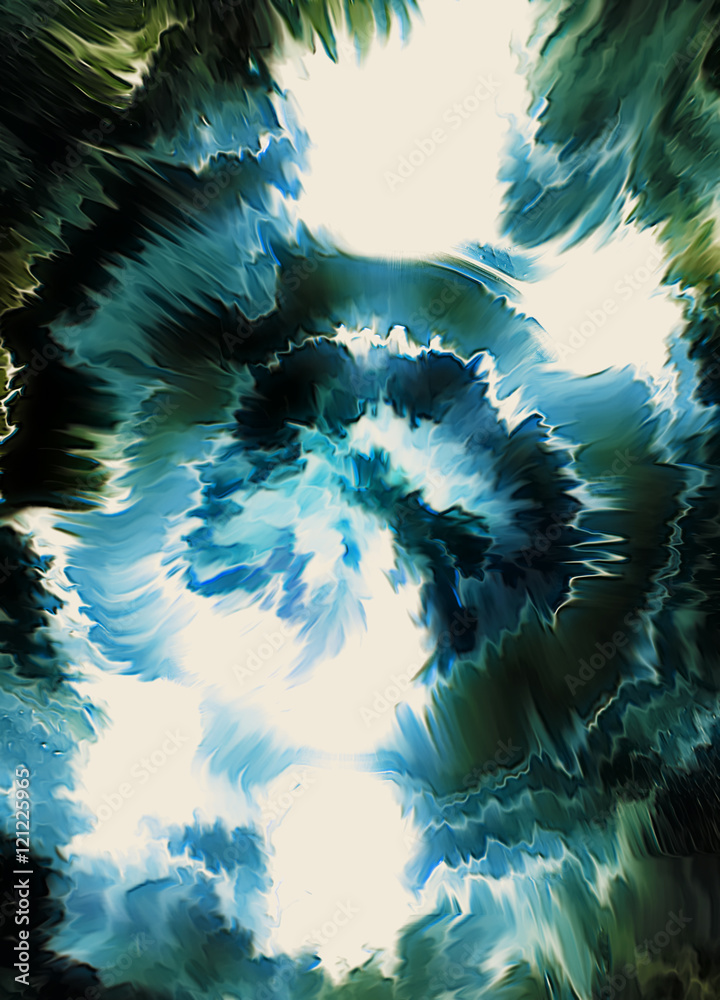 Poster color abstract background. winter structure. computer collage. earth concept.