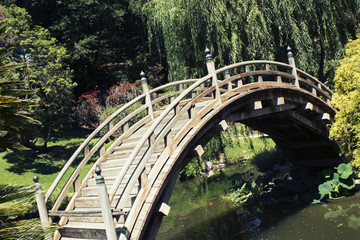 Fototapeta premium Japanese Woden Bridge