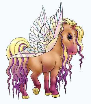 Pegasus Cartoon