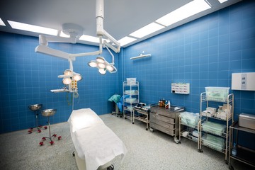Interior view of operating room