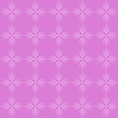 Obraz na płótnie Canvas Seamless pattern of snowflakes