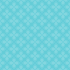 Snowflakes on blue sky