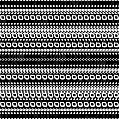 Geometric monochrome seamless pattern