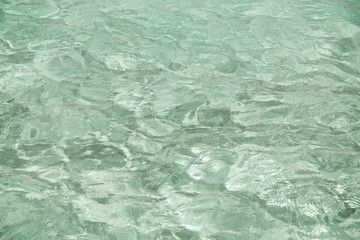 sea or ocean blue transparent water