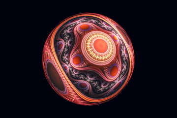 Fototapeta premium Abstract fractal ball
