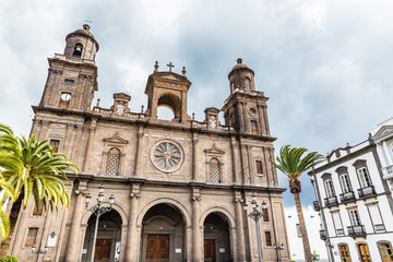 Fototapeta na wymiar Cathedral of Santa Ana - Las Palmas, Gran Canaria