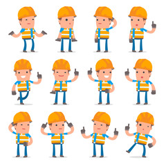 Set of Intelligent and Clever Character Constructor visited grea