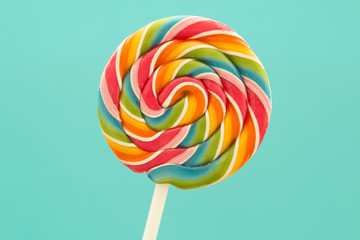Nice lollipop with many colors