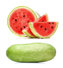 watermelon isolated on white