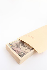 封筒とお金