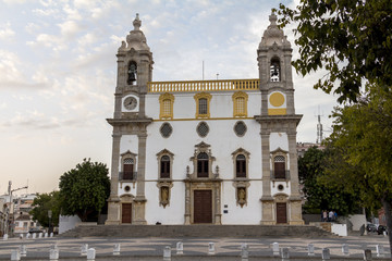 Cathedral in Old Town of Faro, Portugal