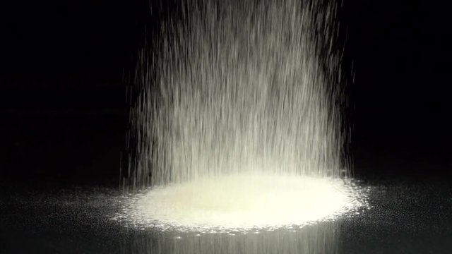 Sifting Flour Slow Motion
