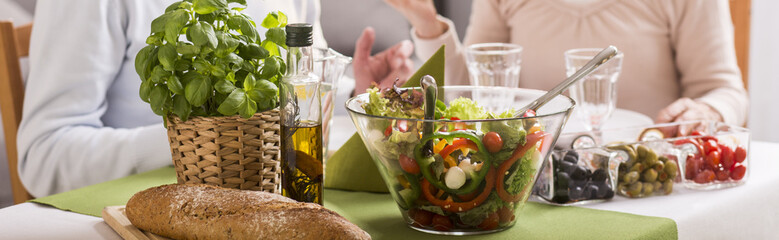 Healthy start of a new, sunny day