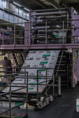 Newspaper printing machine
