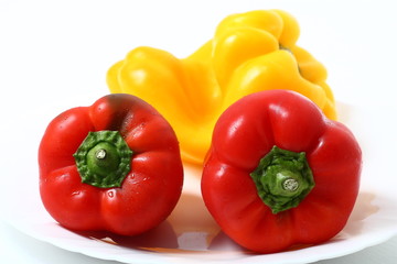 Peperoni crudi composizione