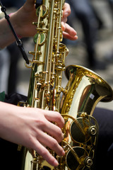 Obraz premium Saxophonist