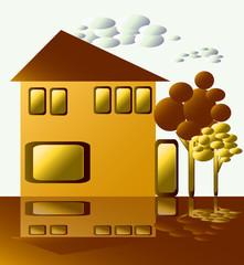 Golden House.