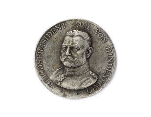 German old coin, old German medal